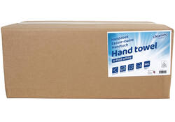 Handdoek Cleaninq Z-vouw 2-laags 225x220mm 20x200 wit