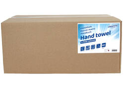 Handdoek Cleaninq Z-vouw 1-laags 250x230mm 20x250st naturel