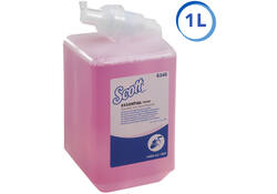 Handzeep Scott Essential foam roze 1000ml 6340