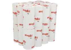 Poetsrol WypAll L10 1-laags 24cmx76m 165vel wit 7236