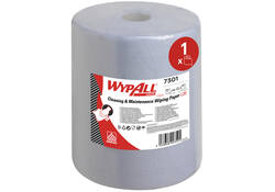 Poetsrol WypAll L20 2-laags 32,5cmx190m 500vel blauw 7301