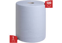 Poetsrol WypAll L20 2-laags 32,5cmx190m 500vel blauw 7301
