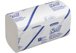Handdoek Scott i-vouw 1-laags 20x31,5cm 25x175stuks wit 6633