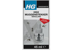Muggenstekker HG HGX navulling 45ml
