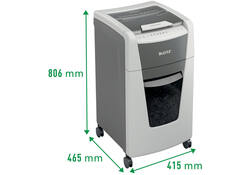 Papiervernietiger Leitz IQ Auto+ Office 300 P5 snippers 2x15mm