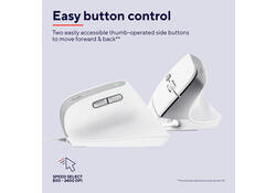 Muis Trust ergonomisch BAYO II wit