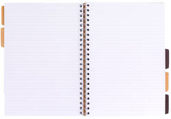 Projectboek Pukka Kraft A4 lijn 5-tabs 200 pagina's 80gr