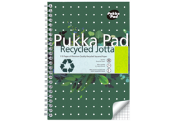 Notitieboek Pukka Jotta A5 ruit 5x5mm 110 pagina's 80gr groen