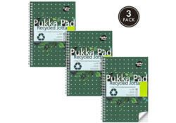 Notitieboek Pukka Jotta A5 ruit 5x5mm 110 pagina's 80gr groen