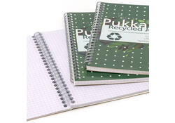 Notitieboek Pukka Jotta A5 ruit 5x5mm 110 pagina's 80gr groen