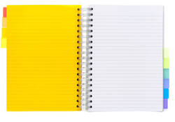 Projectboek Pukka White B5 lijn 10-tabs 400 pagina's 80gr