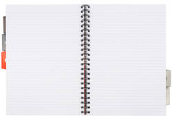 Projectboek Pukka Metallic A4 lijn 5-tabs 200 pagina's 80gr groen