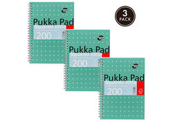 Notitieboek Pukka Jotta A5 ruit 5x5mm 200 pagina's 80gr groen