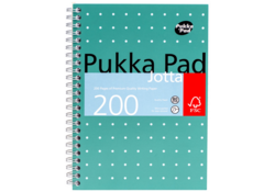 Notitieboek Pukka Jotta A5 lijn 200 pagina's 80gr groen