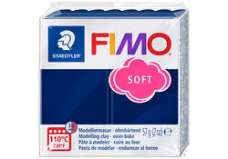 Boetseerklei Fimo soft 57 gram windsorblauw