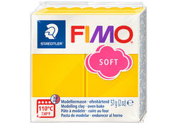 Boetseerklei Fimo soft 57 gram zonnegeel