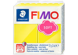 Boetseerklei Fimo soft 57 gram limoengeel