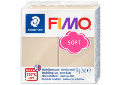 Boetseerklei Fimo soft 57 gram sahara