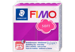 Boetseerklei Fimo soft 57 gram purperviolet