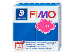 Boetseerklei Fimo soft 57 gram pacificblauw
