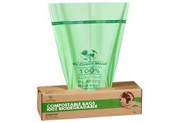Afvalzak bio Mr.Green Mind 60x80cm 60 liter dispenser 60 stuks