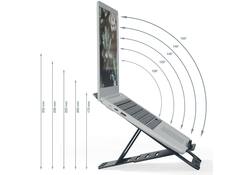 Laptopstandaard Leitz Ergo Aluminium plat verstelbaar