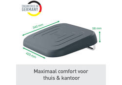 Voetensteun Leitz Ergo verstelbaar gerecycled grijs
