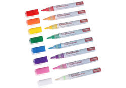 Krijtstift Europel watervast 3-6mm assorti etui 8 stuks