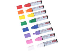 Krijtstift Europel watervast 15mm assorti etui 8 stuks