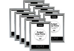 Kliklijst Europel Budget A4 10 stuks zilver