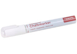 Krijtstift Europel watervast 3-6mm wit blister 1 stuk