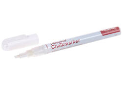 Krijtstift Europel watervast 1-3mm wit blister 1 stuk