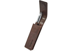 Pennenetui Maverick Rough Gear Brown 2-delig