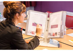 Zichtpanelensysteem bureau Tarifold DesignPP A4 met 10-tassen