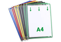 Zichtpaneel Tarifold A4 verticaal assorti 10 stuks