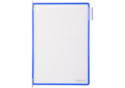 Zichtpaneel Tarifold A4 verticaal blauw 10 stuks