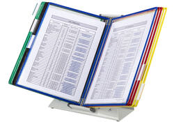 Zichtpanelensysteem bureau Tarifold metaal A4 met 10-tassen assorti