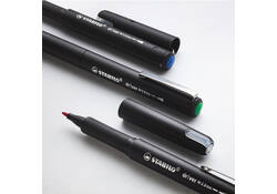 Fineliner STABILO dr!ver medium zwart
