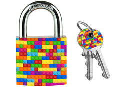 Hangslot Masterlock 30mm 4 patronen assorti