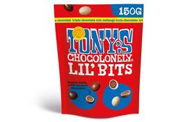 Chocolade Tony's Chocolonely Lil' Bits triple chocolate 150 gram