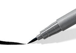 Brushpen Staedtler pigment pen etui à 6 grijze kleuren