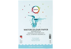 Aquarelblok Qrea A5 20vel 200gr gelijmd
