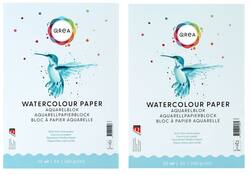 Aquarelblok Qrea A5 20vel 200gr gelijmd