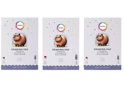 Tekenblok Qrea A4 50 vel 90gr gelijmd