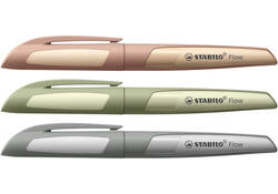 Vulpen STABILO Flow medium khaki blister à 1 stuk