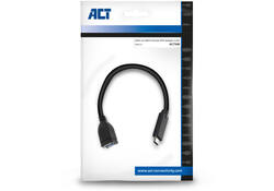 Kabel ACT USB 3.0 OTG USB-C male naar USB-A female