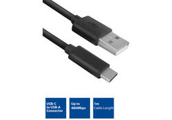 Kabel ACT USB 2.0 USB-A naar USB-C 1 meter