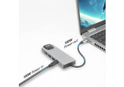 Dockingstation ACT USB-C 4K voor 1 HDMI monitor