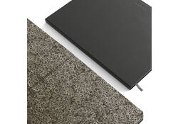 Notitieboek de KEMPEN Ashblack 171x220mm lijn 192 pagina's 90gr zwart