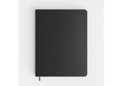 Notitieboek de KEMPEN Ashblack 171x220mm blanco 192 pagina's 90gr zwart